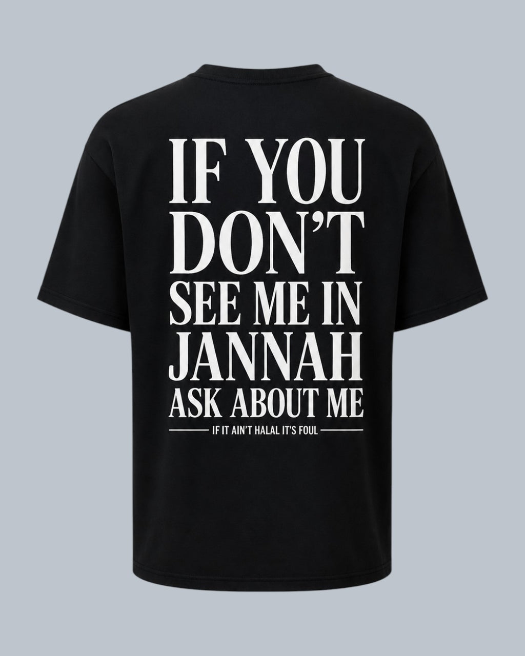 ٨:٣٣ ٨:٣٣ Jannah Witness Tee Aswad (Black)