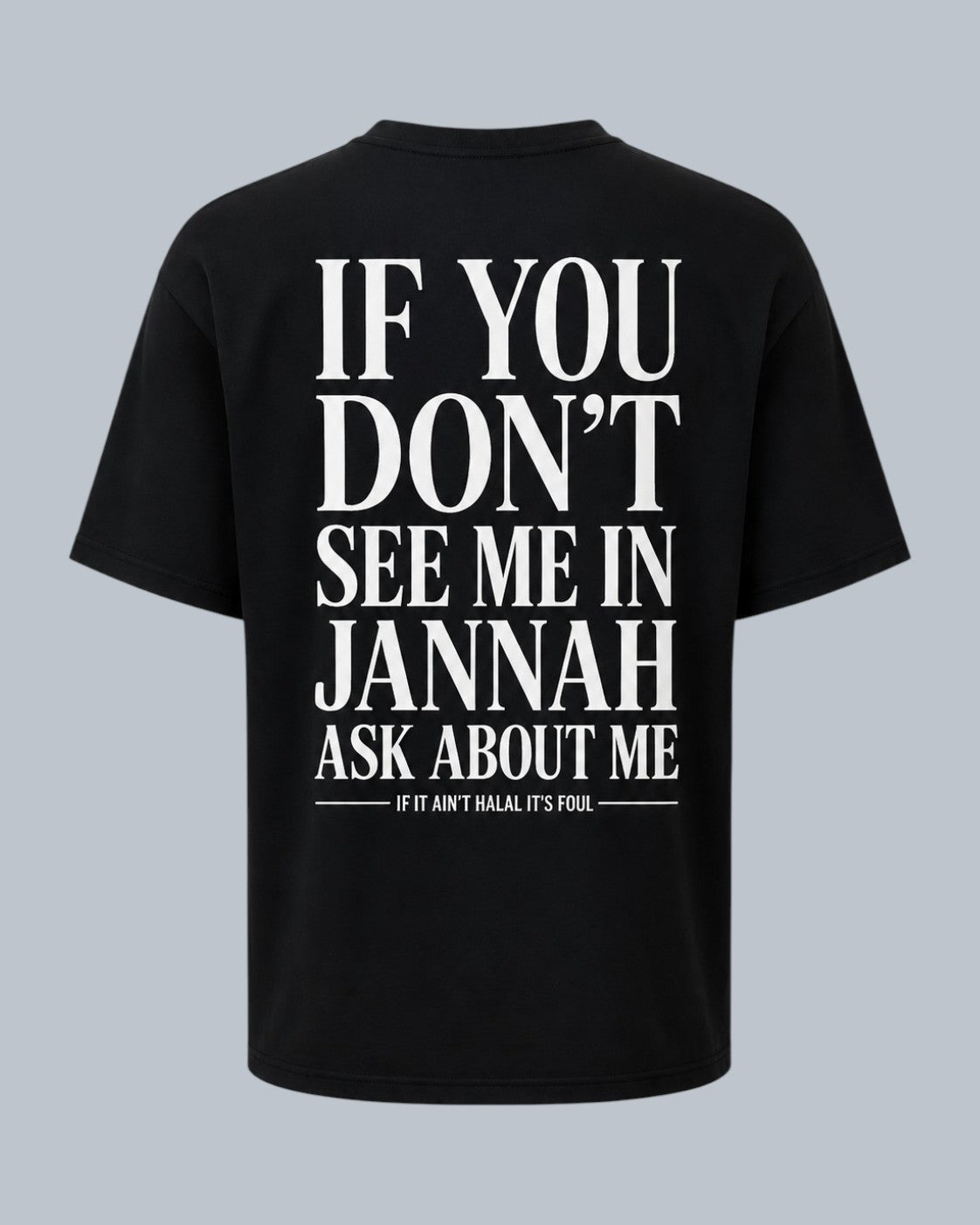 ٨:٣٣ ٨:٣٣ Jannah Witness Tee Aswad (Black)