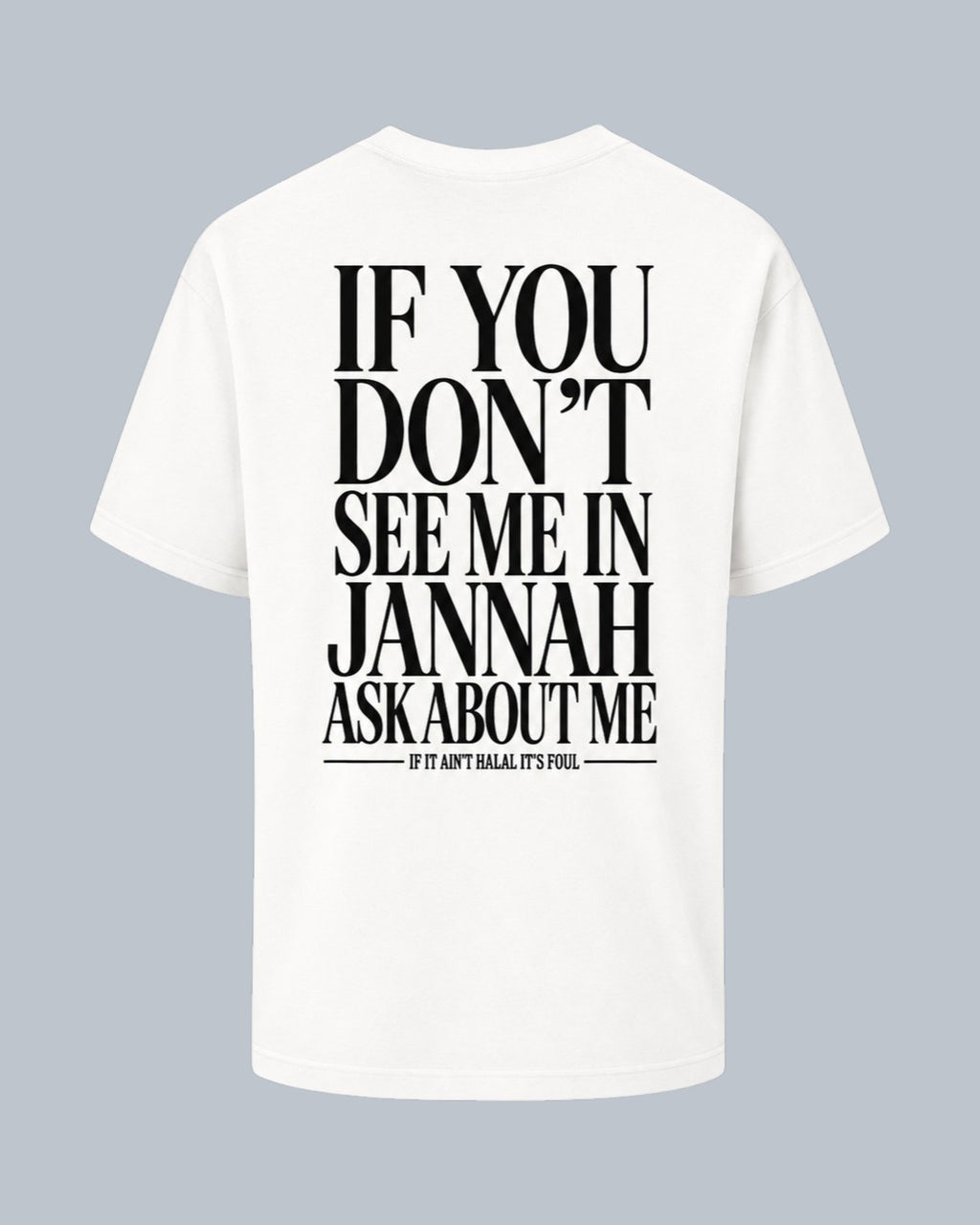 ٨:٣٣ ٨:٣٣ Jannah Witness Tee Abyaḍ (White)