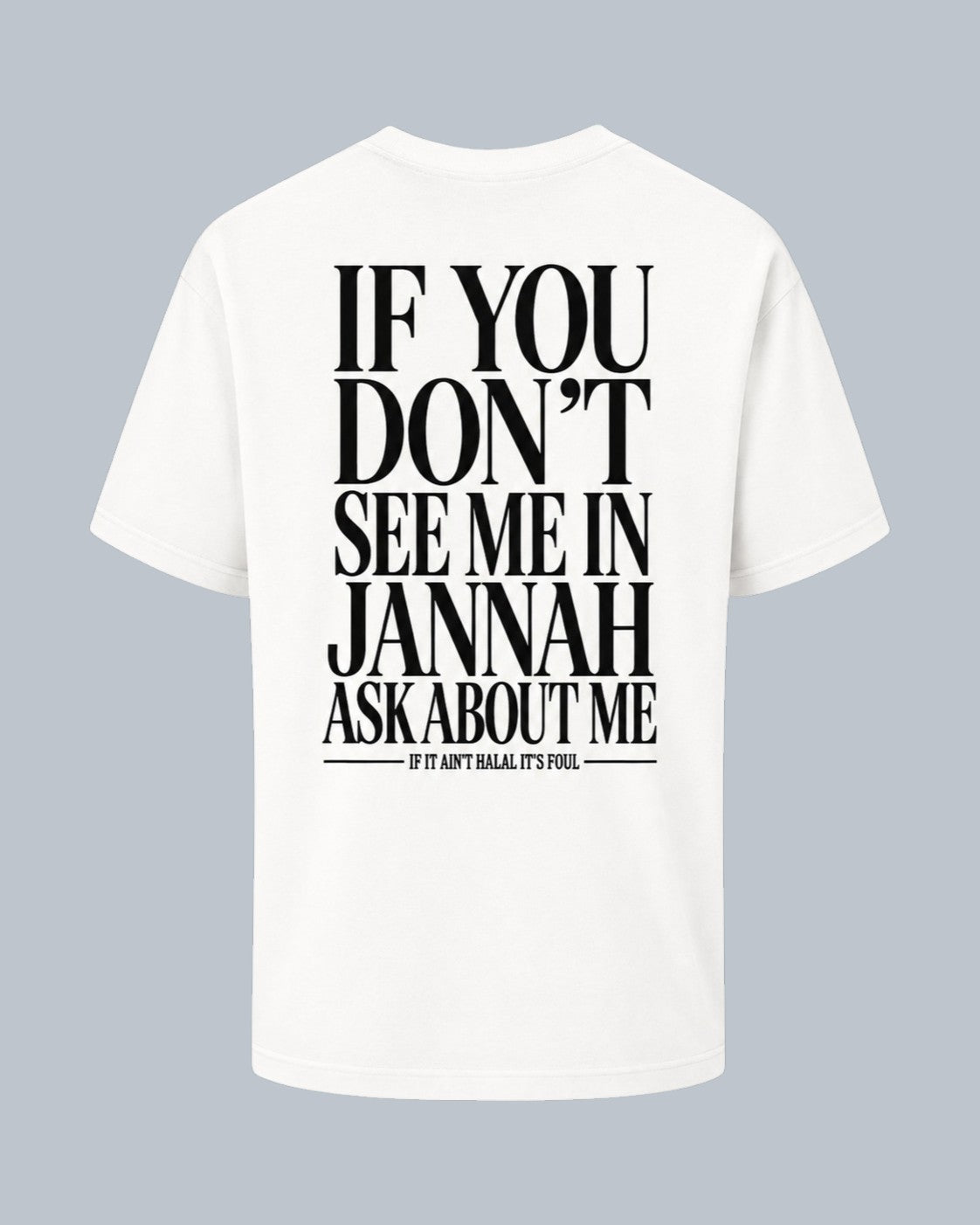 ٨:٣٣ ٨:٣٣ Jannah Witness Tee Abyaḍ (White)