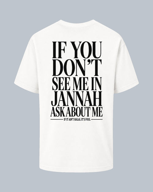 ٨:٣٣ ٨:٣٣ Jannah Witness Tee Abyaḍ (White)