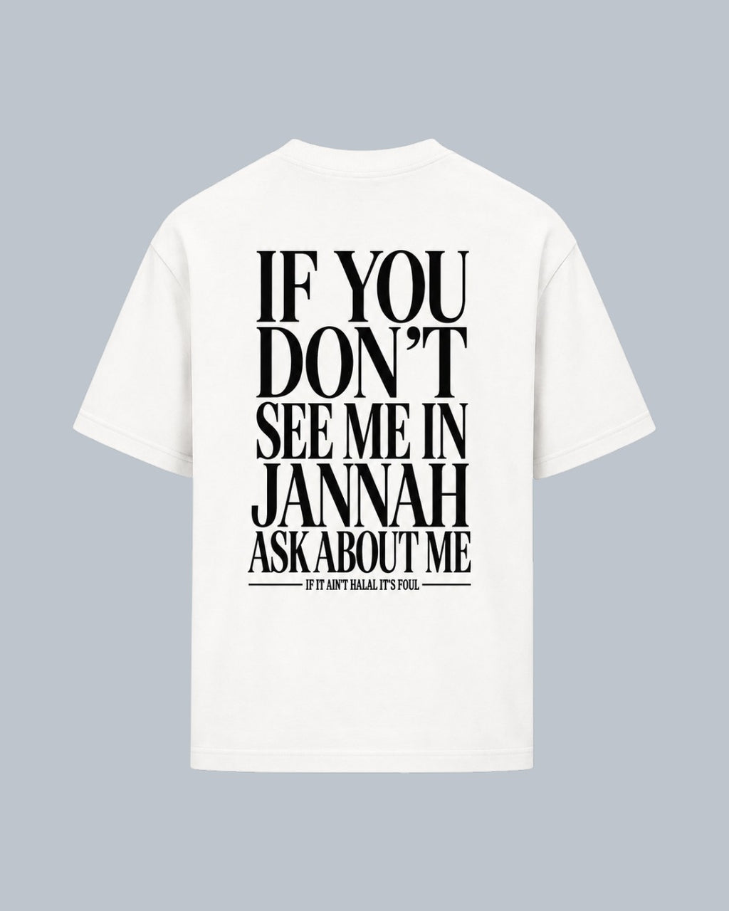 ٨:٣٣ ٨:٣٣ Jannah Ruju Tee Abyaḍ (White)