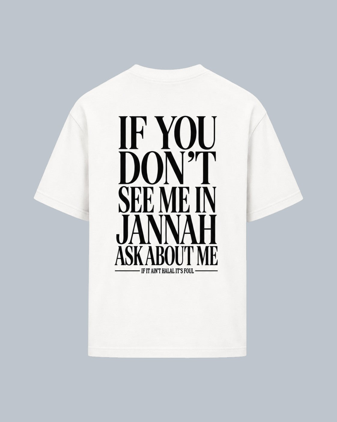 ٨:٣٣ ٨:٣٣ Jannah Ruju Tee Abyaḍ (White)