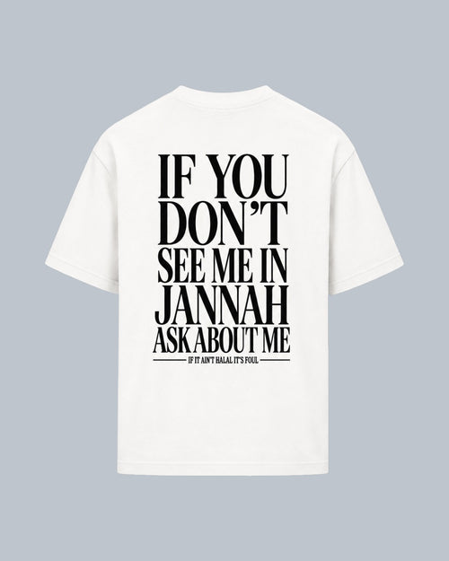 ٨:٣٣ ٨:٣٣ Jannah Ruju Tee Abyaḍ (White)