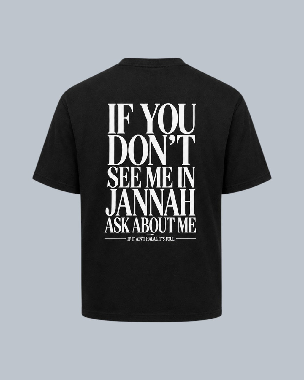 ٨:٣٣ ٨:٣٣ Jannah Ruju Tee Aswad (Black)